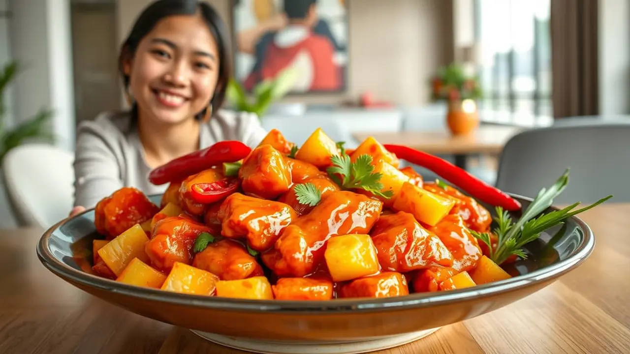 resep ayam asam manis pedas