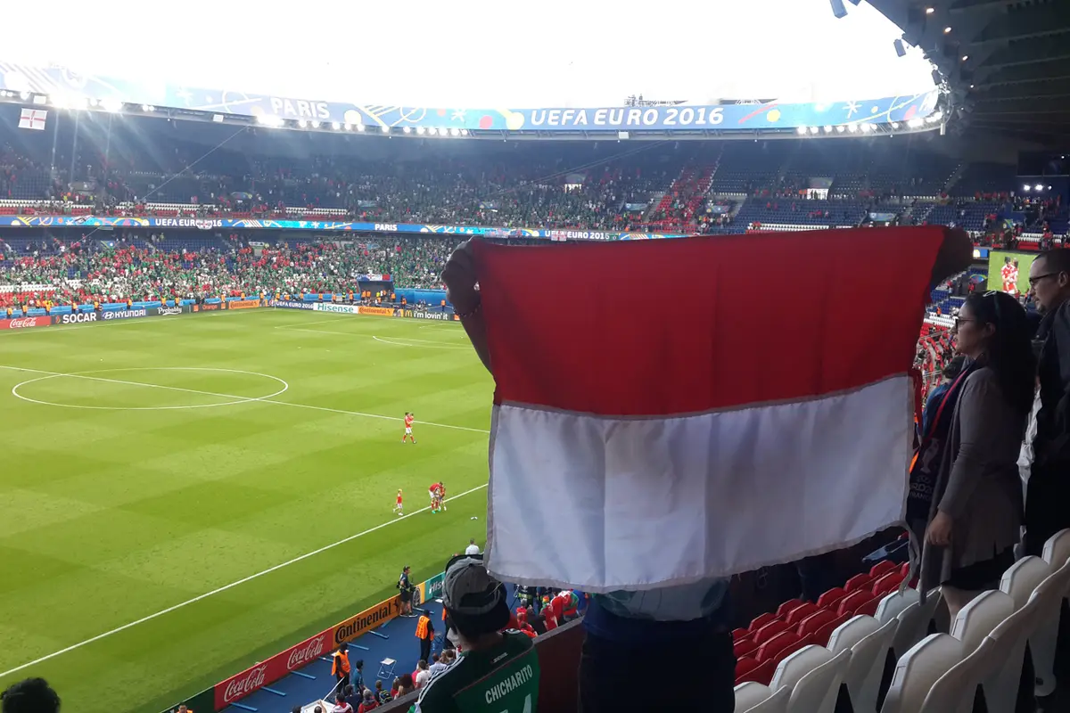 Merah Putih di Parc des Princes