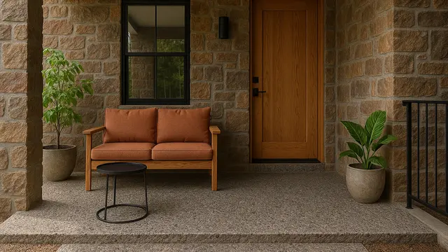 Model Teras Lantai Teraso Minimalis (Foto: ChatGPT)