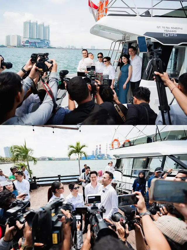 Hari peluncuran Salaya Yacht (Instagram/@prillylatuconsina96)