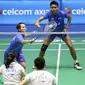 Ganda campuran Indonesia Tontowi Ahmad / Liliyana Natsir tersingkir di semifinal Malaysia Open Super Series Premier yang berlangsung di Stadium Perpaduan, Sarawak, Malaysia, Sabtu (8/4/2017). (Humas PP PBSI)