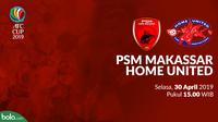 Piala AFC: PSM Makassar vs Home United. (Bola.com/Dody Iryawan)