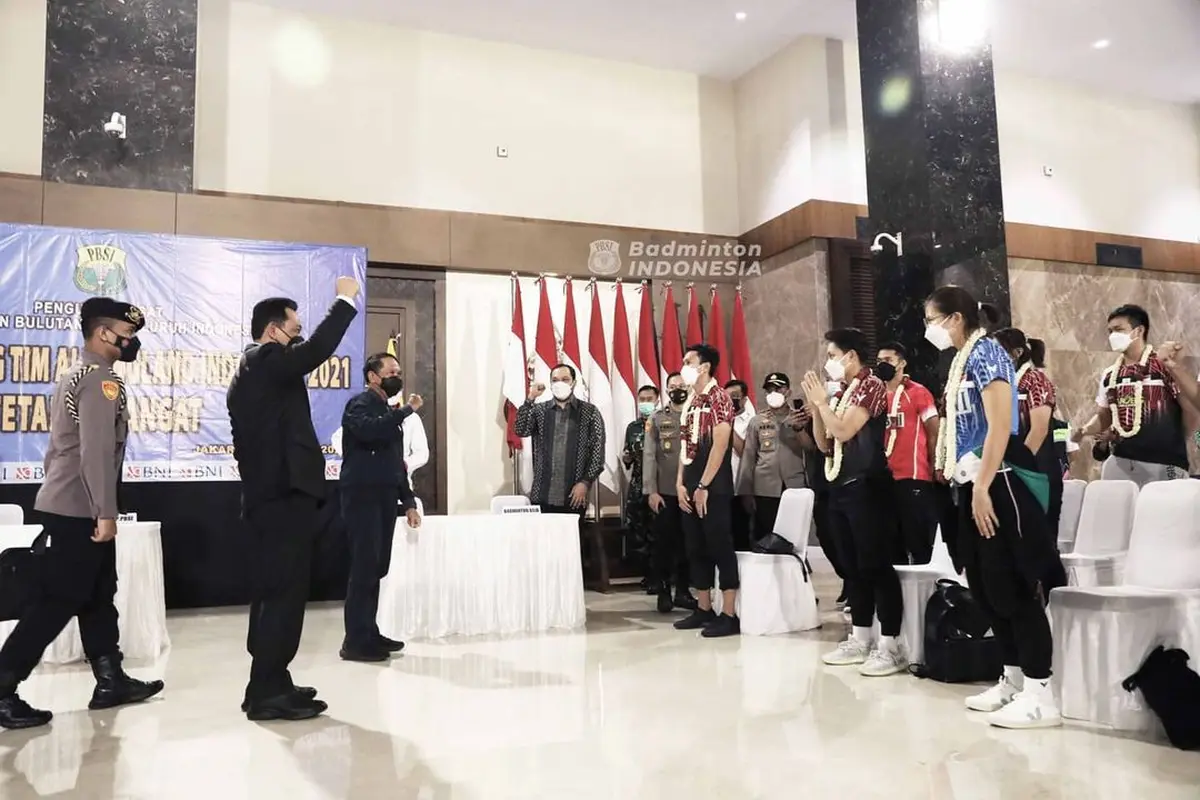 Tim Bulu Tangkis All England 2021 Indonesia Telah Kembali ke Jakarta