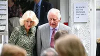Raja Charles III bersama Ratu Camilla. (Dok: AFP)