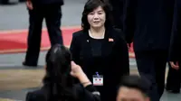 Menteri Luar Negeri Korea Utara Choe Son Hui. (AFP)