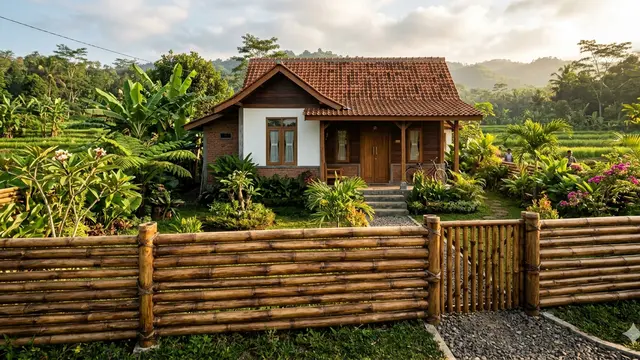Model Pagar Rumah Kampung yang Terlihat Estetik di Tahun 2026