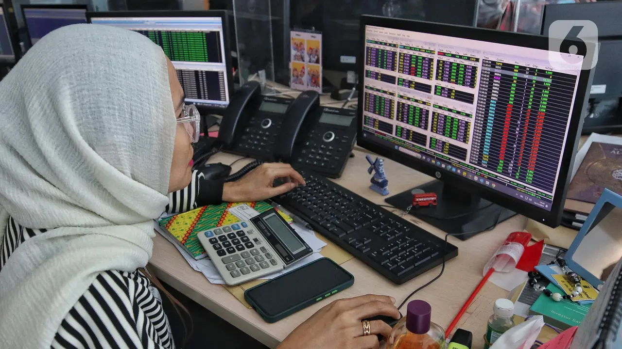 Hari Ini, Indeks Harga Saham Gabungan Ditutup Menguat 0,86 Persen