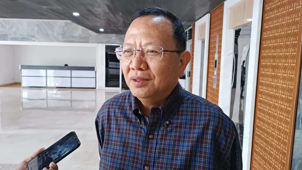 Ketua Komisi IV DPR RI Sudin saat ditemui wartawan di Gedung Parlemen Jakarta, Rabu (23/8/2023).