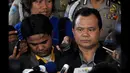 Kadiv Humas Mabes Polri Irjen Pol Ronny F Sompie menegaskan belum mengetahui pasti kebenaran kabar penangkapan terhadap Wakil Ketua KPK, Bambang Widjojanto, oleh aparat Bareskrim Polri, Jakarta, Jumat (23/1/2015). (Liputan6.com/Miftahul Hayat)