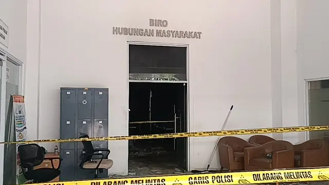Lokasi Kebakaran Kementerian ATR/BPN Dipasangi Garis Polisi