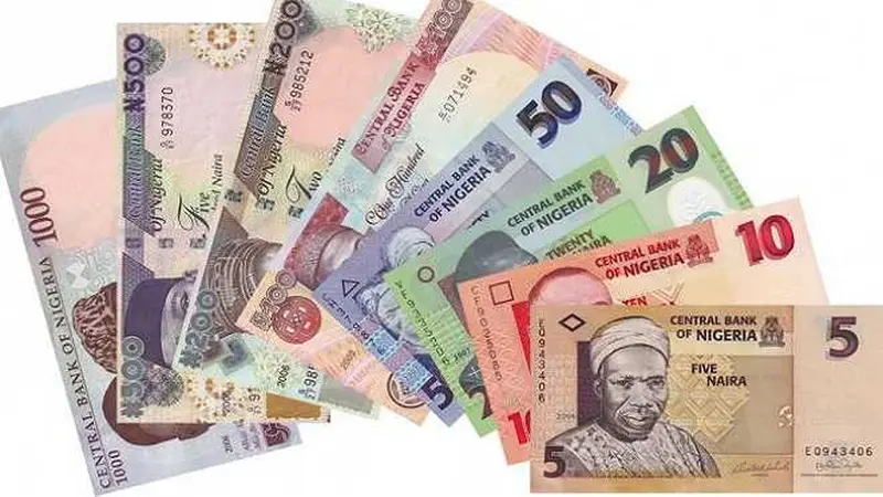 Ilustrasi mata uang Nigeria Naira