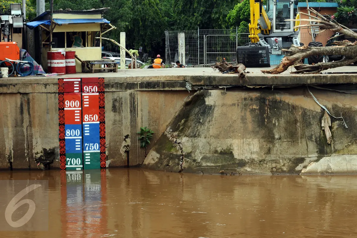 20160211-Sebagian Jakarta dan Bogor Diguyur Hujan, Ketinggian Air di Manggarai Normal