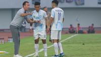 Pelatih PSIM Yogyakarta, Jean-Paul van Gastel pada laga kontra Persita Tangerang pada pertandingan pekan kesembilan BRI Super League 2025/2026. (Muhammad Iqbal Ichsan/Bola.com)