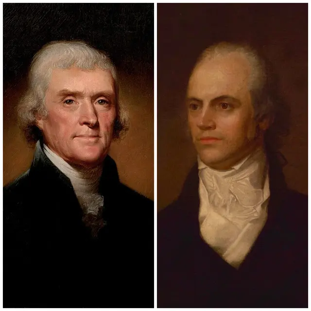 Thomas Jefferson vs Aaron Burr