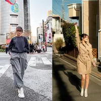Pertama ada Fuji An dengan gaya boyish khasnya. Ia memadukan oversized sweater dan celana cargo nuansa keabuan. Penampilannya makin kece dilengkapi dengan shoulder bag hitam dan sneakers putih. [@fuji_an]