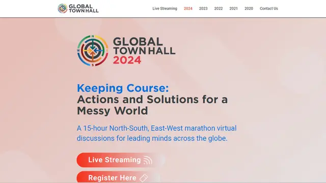 Logo Global Town Hall 2024. (www.gth2024.com)
