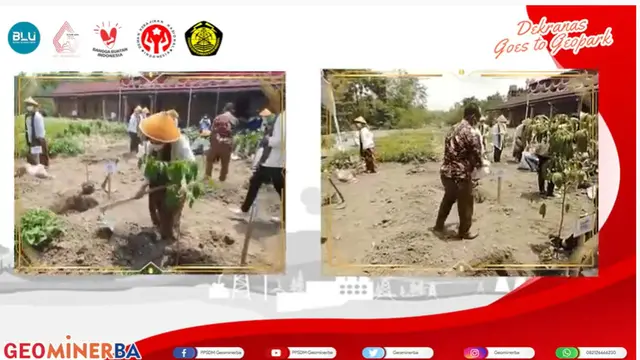 cara Diklat Pengembangan UMKM di Kawasan UGGp Gunung Sewu, Senin (25/10/2021).