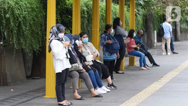 Kantor Bisa WFO 100 Persen, Kawasan Thamrin Ramai Pekerja