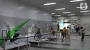 Deretan sepeda yang dipamerkan dalam MRT Bike Showcase di stasiun MRT Bundaran HI, Jakarta (29/03/2022). Pameran yang diikuti pembuat dan para komunitas sepeda di Jabodetabek. (Liputan6.com/HO/Drma)