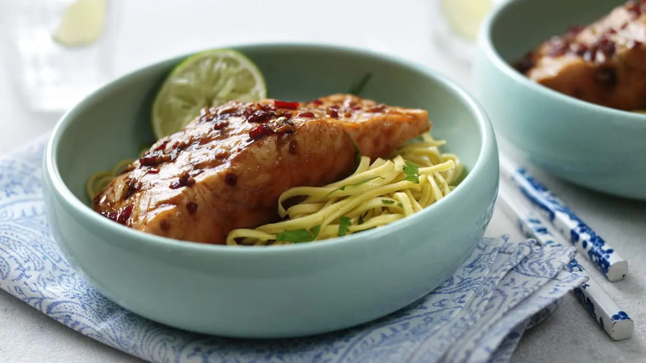 salmon teriyaki