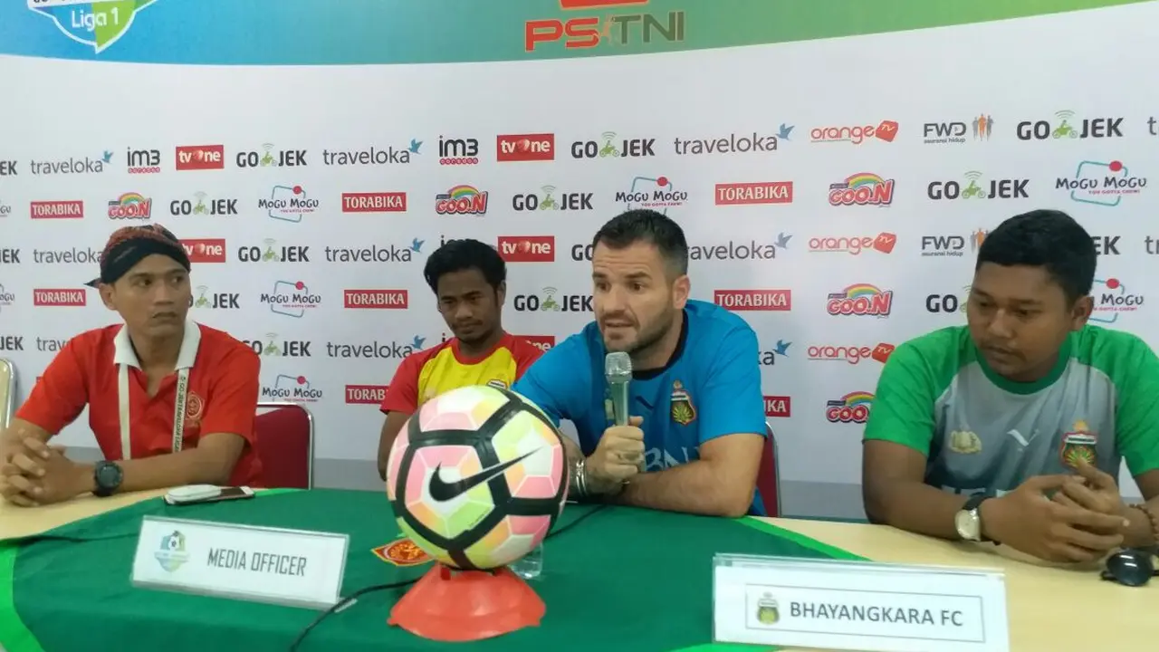 Konfrensi pers PS TNI vs Bhayangkara FC (istimewa)