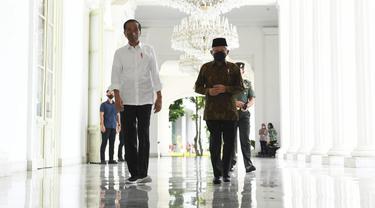 Presiden Jokowi dan Wakil Presiden Ma'ruf Amin.