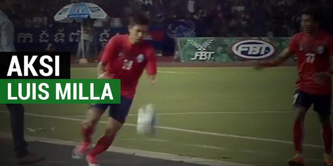VIDEO: Momen Pelatih Timnas Indonesia Luis Milla Kecoh Pemain Kamboja