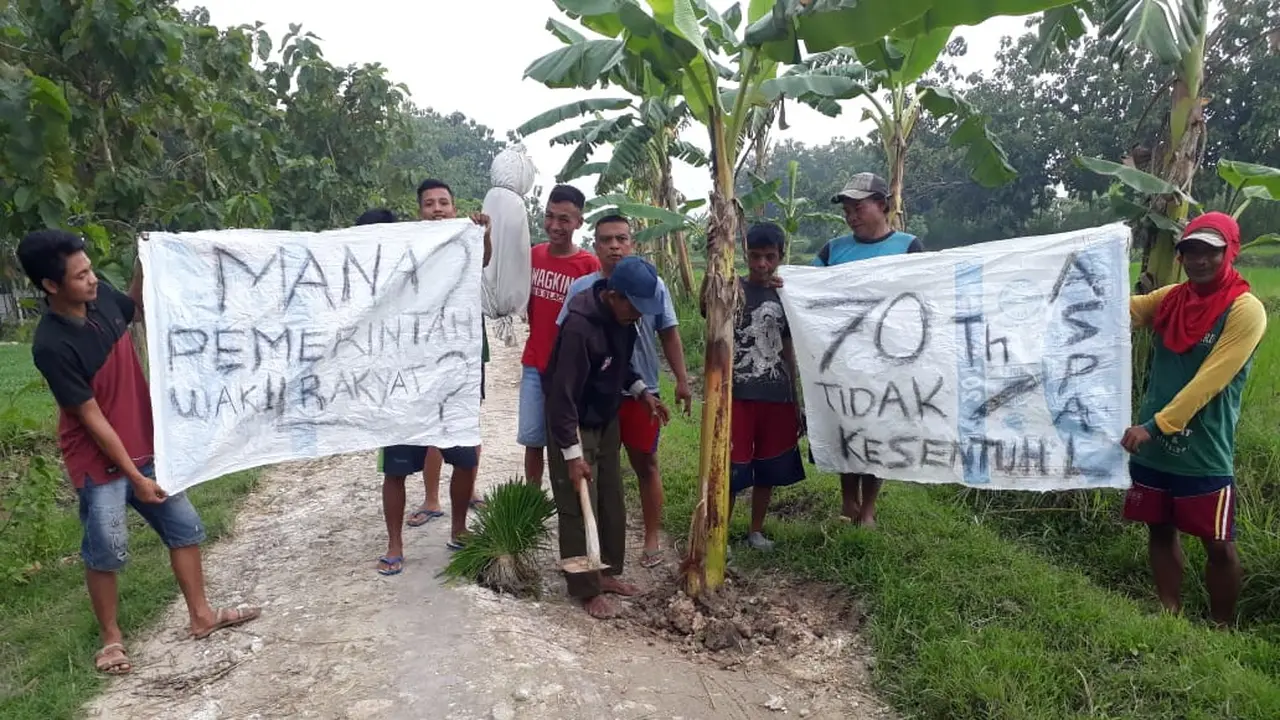 Jalan Tak Teraspal Sejak Zaman Penjajahan
