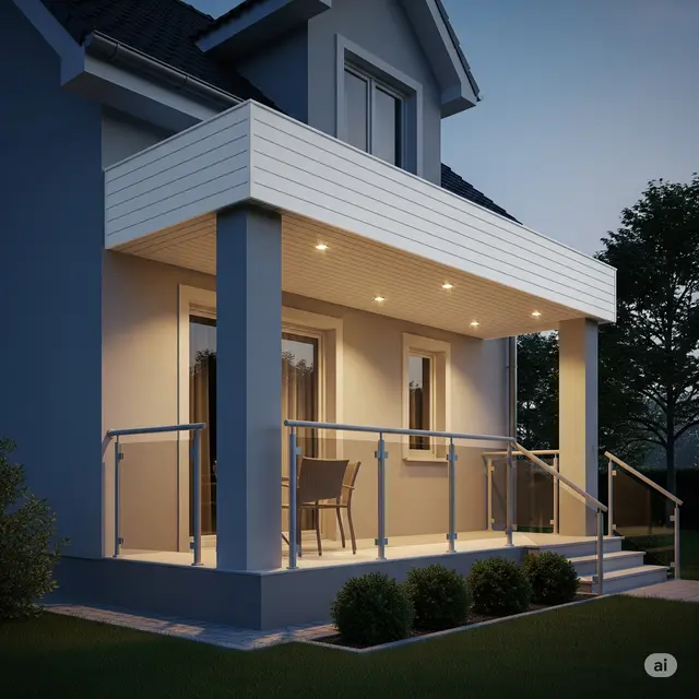 9 Desain Lisplang Teras Depan Rumah Sederhana Aesthetic yang Bikin Rumah Makin Menawan