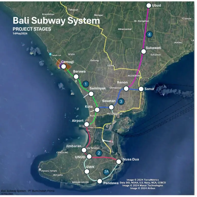 Investor Utama Ditetapkan, LRT di Bali Segera Dibangun