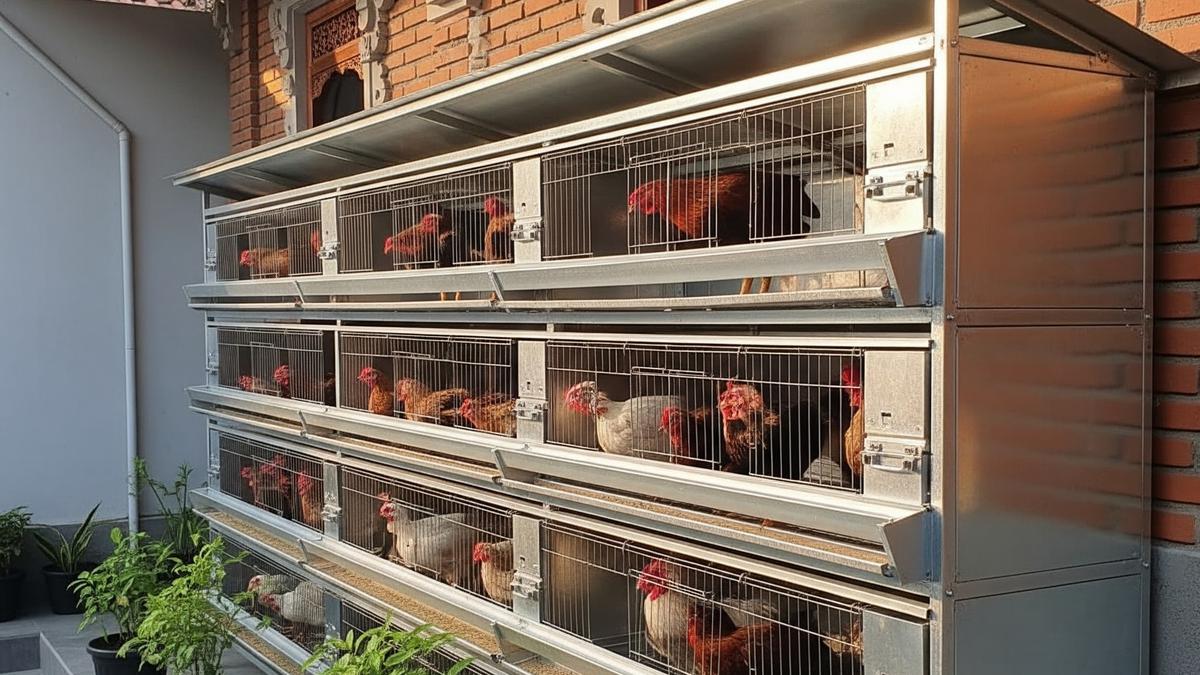 7 Desain Kandang Ayam di Sepanjang Tembok Rumah yang Bersih, Tidak Bau dan Sehat