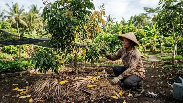 Cara Mengatasi Daun Kelengkeng Menguning