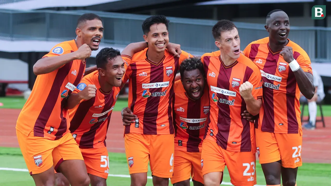 Foto: Mariano Peralta Tak Terbendung, Borneo FC Taklukkan Persita di BRI Liga 1