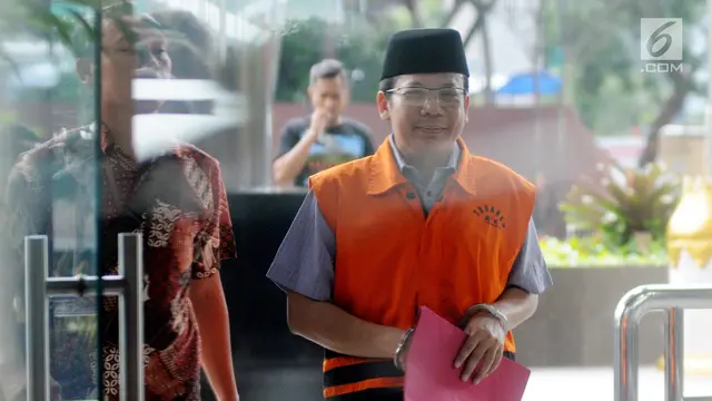 Lengkapi Berkas, KPK Kembali Periksa Taufik Kurniawan