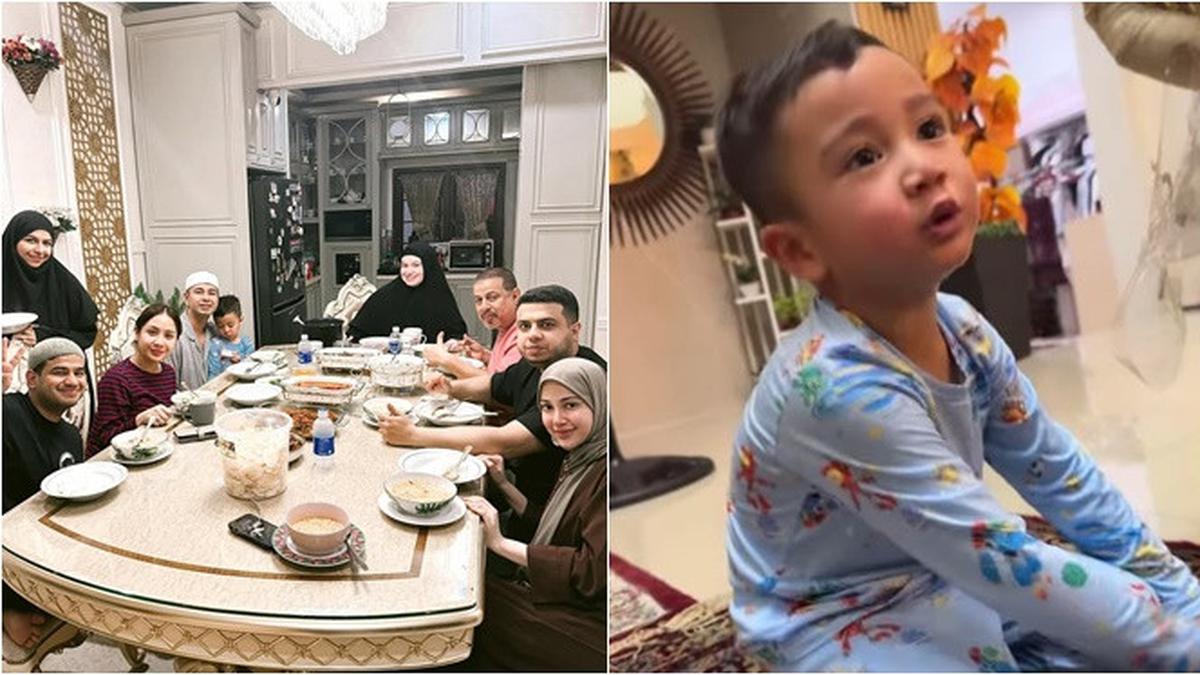 6 Momen Sahur Bareng Keluarga Raffi Ahmad di Rumah Pak Muh, Rayyanza Ikut