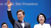 Hal ini membuat suasana politik di Korea Selatan menjadi semakin dinamis dan penuh dengan harapan akan perubahan. (Lee Jin-man/POOL/AFP)
