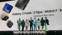 Samsung Electronics Indonesia menggelar acara New Ways to Unfold the Magic with Galaxy Z Flip6 | Z Fold6 yang berlangsung di Intercontinental Pondok Indah, Jakarta, Rabu (24/7/2024).