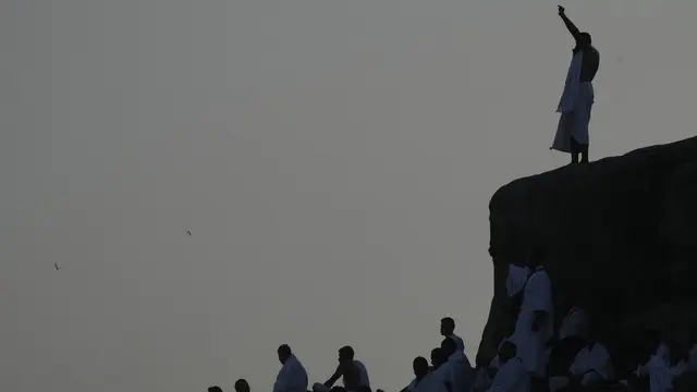 Jemaah Haji Wukuf di Arafah