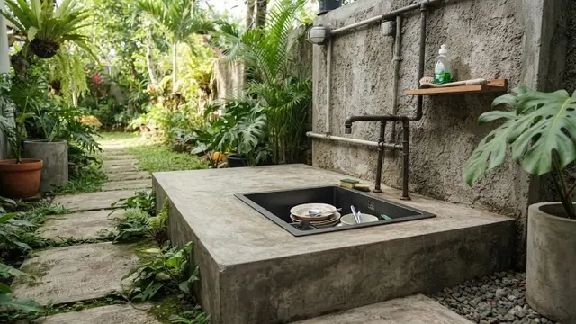 Tempat Cuci Piring Lesehan
