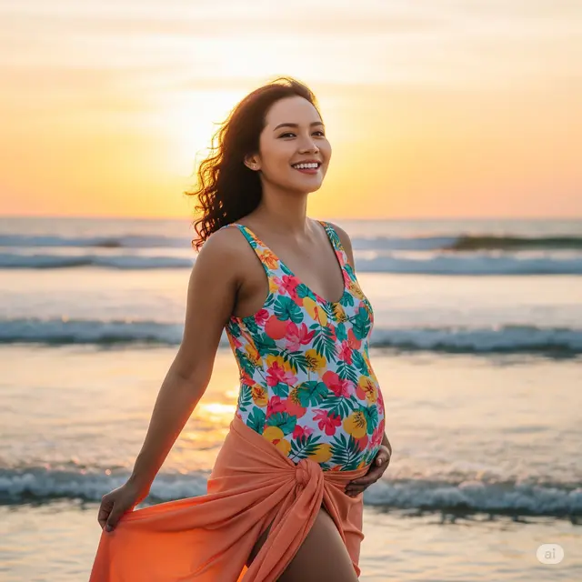 7 Inspirasi Outfit Ibu Hamil ke Pantai Terbaru 2025: Nyaman dan Stylish