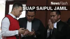 Komisi Pemberantasan Korupsi (KPK) menetapkan empat orang sebagai tersangka kasus dugaan suap peringanan hukuman terhadap terdakwa Saipul Jamil