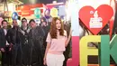 Ini merupakan pertama kalinya Luna Maya berkunjung ke Jakarta Fair Kemayoran. (Fathan Rangkuti/Bintang.com)
