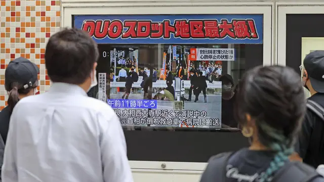 Mantan PM Jepang Shinzo Abe Ditembak