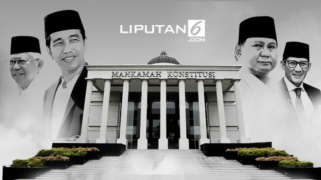 Banner Sengketa Hasil Pilpres 2019 di MK