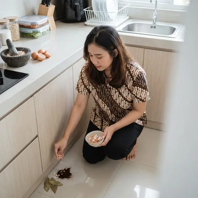 Cara Mengusir Kecoa dengan Cangkang Telur