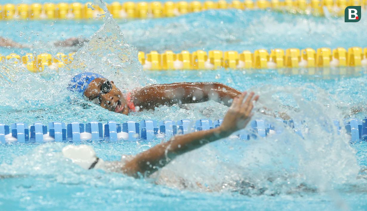 Kejuaraan ini menjadi turnamen penting bagi para atlet akuatik nasional yang ingin menunjukkan kemampuan terbaiknya sebelum SEA Games 2025. (Bola.com/M Iqbal Ichsan)