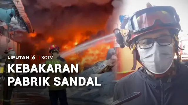 Kebakaran Pabrik Sandal