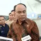 Menteri Komunikasi dan Informatika Budi Arie Setiadi di Pos Bloc Jakarta, Rabu (23/8/2023). Arie mengatakan Kompinfo terus memutuskan akses aplikasi pinjol ilegal dan investasi bodong. (Siti/Merdeka.com)