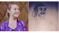 6 Lukisan Tangan Wajah Amanda Manopo Ini Tak Sesuai Ekspektasi, Bikin Ngakak (FB Ndi Rendi)