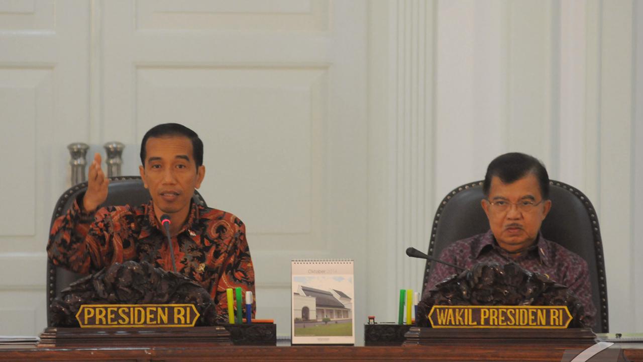 Sidang Perdana Kabinet Kerja Jokowi-JK